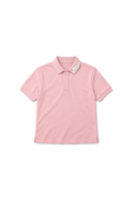 Pink polo, front